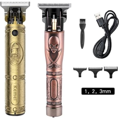 Kemei electric hair trimmer kemei professional hair clipper powerful 10w hair shaving machine hair cutting for barber