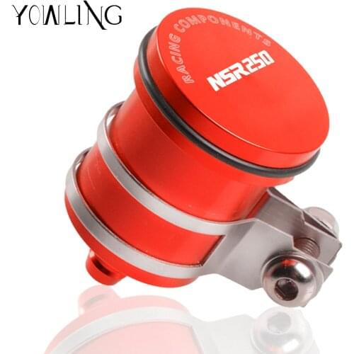 Motorcycle Brake Fluid Reservoir Clutch Cylinder Tank Oil Fluid Cup for Honda NSR250 P3 CA250 1988-1994 1989 1990 1991 1992 93