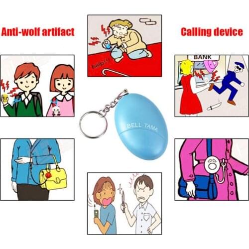 Personal Security Protect Alarm Self Defense Alert SOS Emergency Alarm Self Defence 120dB Keychain For Women Girl Kid Elderly