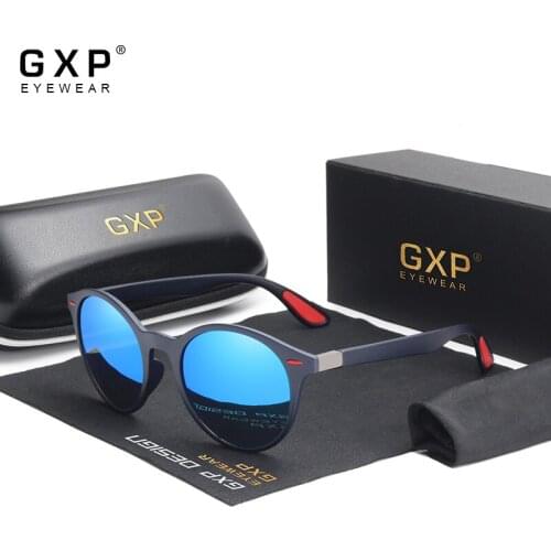 GXP TR90 Vintage Men Sunglasses Polarized Oval Frame Sun glasses Women Men Unisex Night Vision Goggles Oculos De Sol