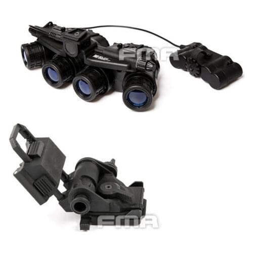 FMA Tactical Airsoft Helmet GPNVG 18 Night Vision Goggle NVG Model +Plastic L4G24 NVG Mount BK