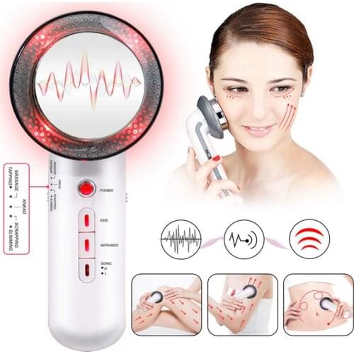 Ultrasound Cavitation EMS Body Slimming Massager Lipo Fat Burner Machine Galvanic Infrared Ultrasonic Weight Loss Facial Lifting