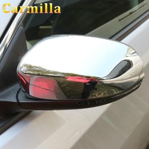Carmilla 2 Pcs/Ser Car Rearview Mirror Protection Cover Rear View Mirror Sticker for Jeep Compass 2nd Generation 2017 2018