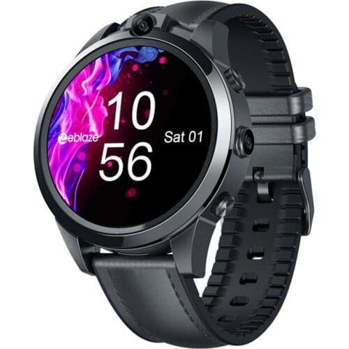 Zeblaze THOR 5 PRO Ceramic Bezel 3GB+32GB Dual Camera 800mAh GPS Watches Gift Leather Straps Smart Watch