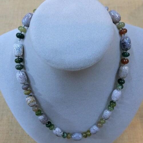 12pcs/lot Natural Stone Blood Stone Sodalite Necklace Cylindrical Beads Charms Quartz Pendants Necklaces For Jewelry Making Free