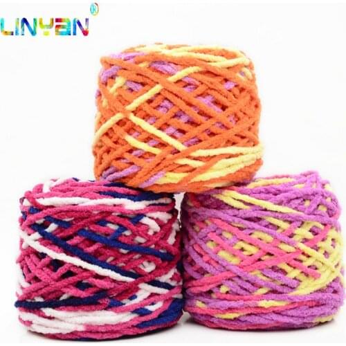 2 balls * 150g Three strands Skin velvet yarn thread to knit Coat Yarn for Knitting thread Knit shrug Hook crochet t49