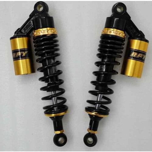 360MM 8mm spring Motorcyc Shock Absorbers for Honda CB1300 CB1000 XL175 Yamaha Suzuki Kawasaki Z1300 ZRX1200 ZRX1100 Black Gold