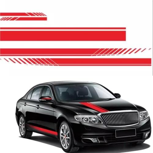 Body Hood Rearview Mirror Decal Stickers 5Pcs Car Stickers Body Sticker Set Racing Car Accessories