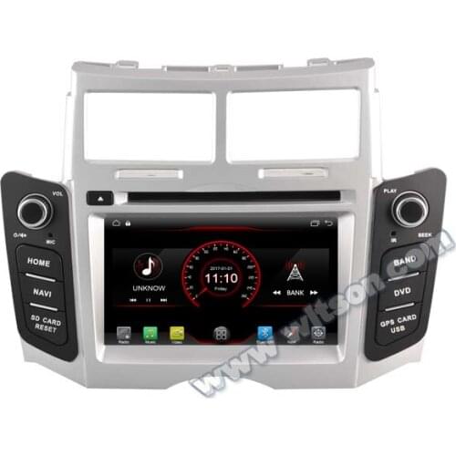 7" Android 10 OS Car DVD Multimedia GPS Radio for Toyota Yaris (XP90) 2005-2013 with Built-in Digital Signal Processor (DSP)