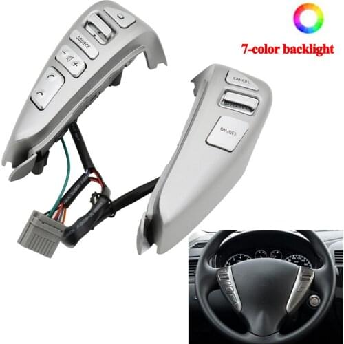 7-color backlight) Steering Wheel Cruise Control Bluetooth Switches 255503DA6A For N ISSAN TIIDA SENTRA SUNNY Livina ALMERA