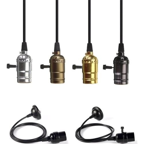 After You Aluminum Pendant Lights E27 Lamp Holder 110V 220V LED Lights Incandescent Vintage Retro Edison Bulb Decor Lamp Holder