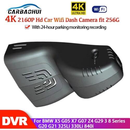 2160P Wifi Car DVR Dash Cam igital Video Recorder APP Control For BMW X5 G05 X7 G07 Z4 G29 3 8 Series G20 G21 325Li 330Li 840i