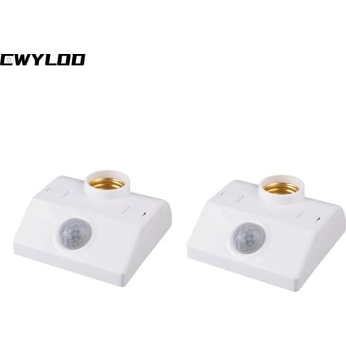Human body infrared sensor lamp holder LED 110V 220V E27 interface PIR motion sensor switch household LED automatic switch