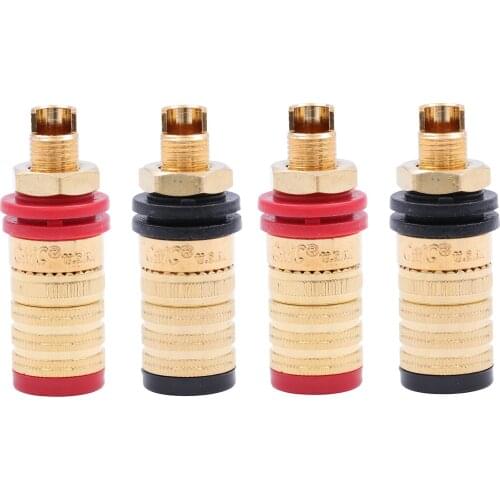 SPEAKER TERMINAL CMC 838S-G Audio Amplifier Binding Post Banana Plug Jack Socket Connector for Preamp DAC Turntable DIY Project