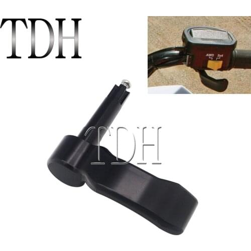 For Polaris Scrambler Sportsman 300 400 450 500 550 570 850 1000 Black Thumb Throttle Control Lever Replacement Aluminum Alloy