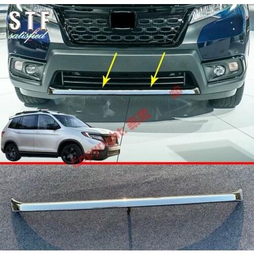 ABS Chrome Front Bumper Cover Trim For Honda Passport 2019 2020