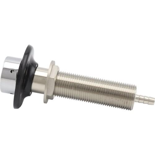 128mm Draft Beer Tap Nipple Shank Assembly Chrome Kegerator Faucet Tap Long Shank Homebrew Beer Brewing