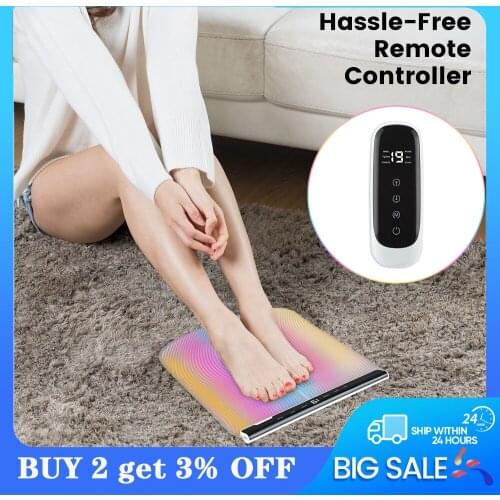 Foot Massager EMS Intelligent Wireless Muscle Blood Circulation Acupoint Stimulation Health Pad Smart Pedicure Entire Body Train