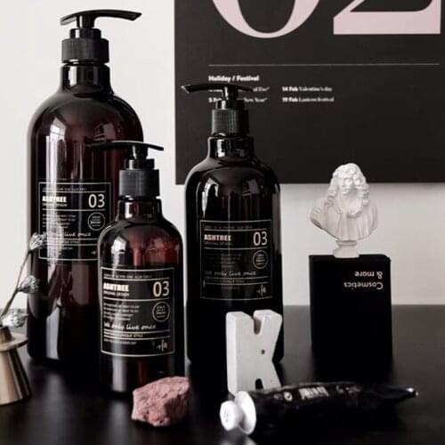 250/500ml Bath Refillable Bottle Hand Sanitizer Bottle Press-type Shampoo Bottle Portable Shower Gel Organize Container 8