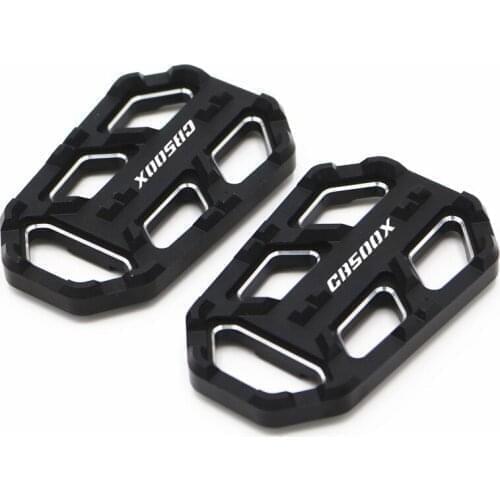 Motorcycle Foot Pegs CNC Front Footpegs Footrests Pedal Enlarger For CB500X CB500 X CB500-XCB500X CB400 V-TEC CB1300
