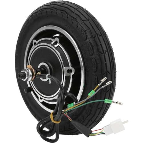 10 Inch Electric Scooter Motor 36V 350W Brushless Hub Motor 10x2 Tire Wheel Electric Scooter Wheel Hub Motor Replacement Kit