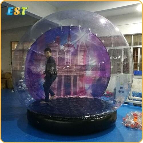 4M Blow up snow ball Inflatable snow globe inflatable human size snow globe balloons for Chirstmas decoration Advertisement