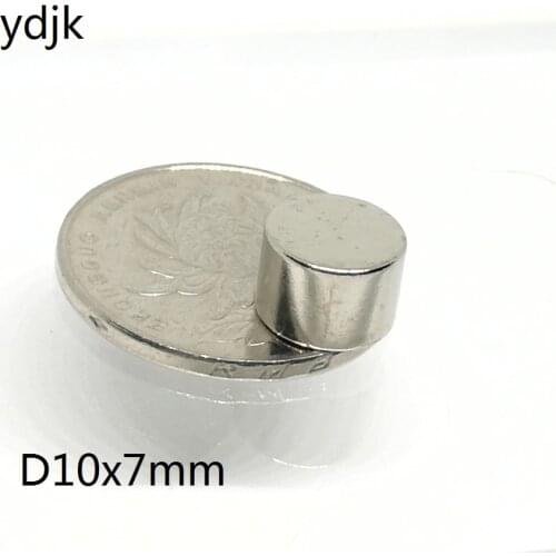 20PCS/LOT Neodymium magnet 10*7 disc rare earth magnet N35 strong NdFeB magnet 10 x 7 magnetic material 10x7