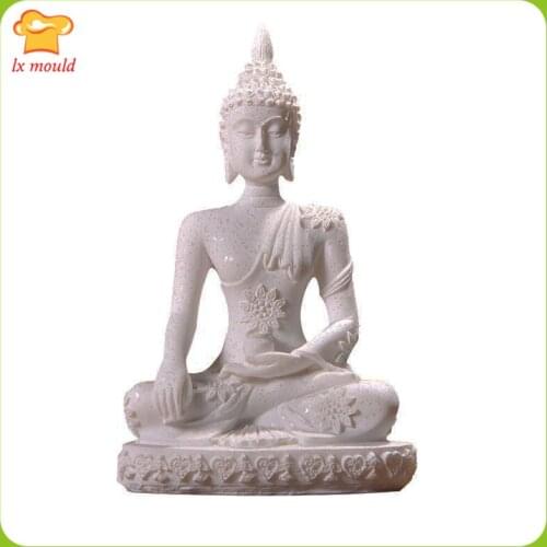 New Sakyamuni Buddha Image Silicone Mould DIY Handmade Crystal Epoxy 11cm silicone mold