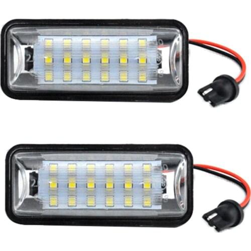 New License plate light white lamps 18 SMD LED Chip For Subaru Forester BRZ Impreza Legacy XV Crosstrek2013 2014