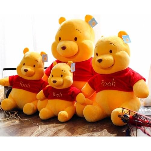 Genuine Disney Winnie the Pooh Plush Cartoon Bear Original Cute Soft Plush action model Toy Childrens birthday gift
