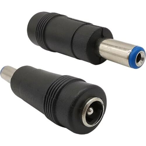 DC 5.5 x 2.1mm Female Jack to 5.5x2.1mm Male Plug Power Adapter DC Conversion Head Connector for Electrical Socket Notebook