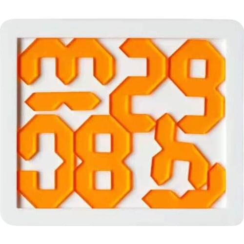 Translucent Acrylic High Difficulty Irregular Shape Plane Puzzle