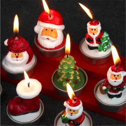 Christmas Products Hotel Restaurant Home Scene Decoration Christmas Decorations Christmas Candles 3 Packs