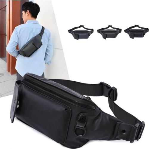 Trend Chest Bag Multi-Function Men Waist Pack Travel Belt Purse Nylon Streetwear Bag 2021 Fashion Shoulder Crossbody Pouch