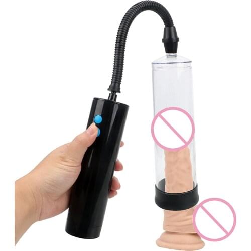 VATINE Sex Toys for Men Gays Extender Penis Enlarger 3 Speeds Male Penile Erection Training Extend Vacuum Pump