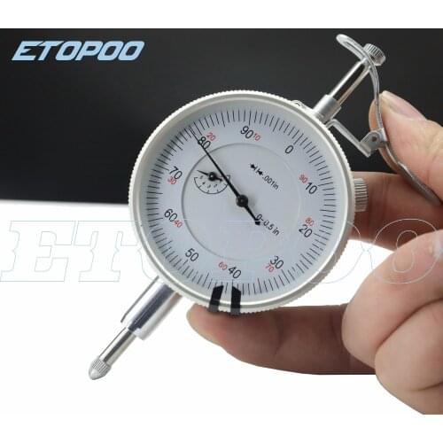 0-0.5inch 0.001inch shock proof dial indicator with handle dial thickness gauge Precise instrument Tool