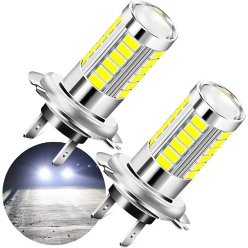 2pcs H7 100W 12V White Car Headlights for Daewoo Espero Nexia Matiz Lanos Car styling Accessories