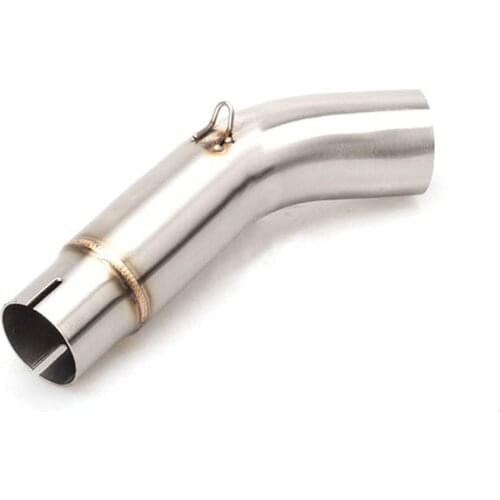 Free shipping For Suzuki GSR750 GSXS750 GSX S750 Exhaust Middle Link Pipe Motorcycle Exhaust Muffler 51mm Connect Middle Tube