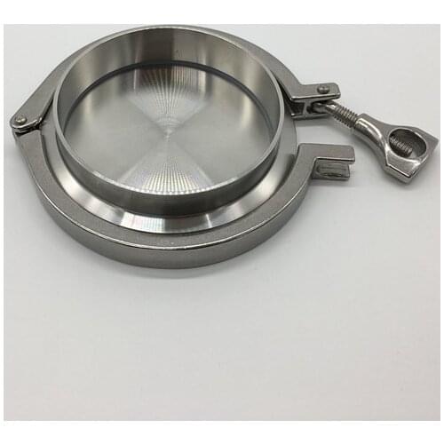 Free shipping 6'' 159MM OD Sanitary TriClamp Ferrule + End Cap + Tri Clamp + Silicon Gasket