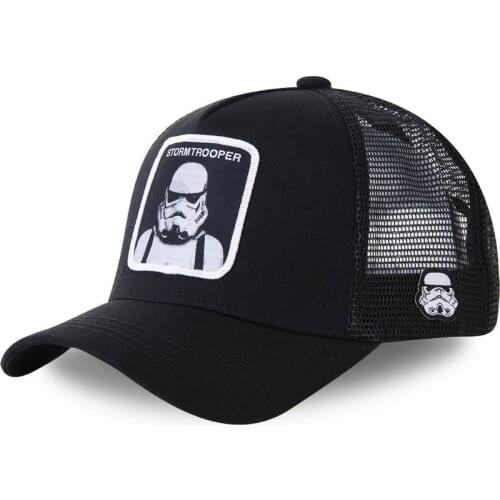 New Brand Anime Star Wars Mickey Snapback Cotton Baseball Cap Men Women Hip Hop Dad Mesh Trucker Hat Dropshipping