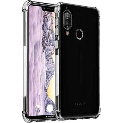 For SHARP AQUOS S2 C10 Case Shockproof Soft TPU Clear Back Case Cover for Sharp Aquos S2 S3
