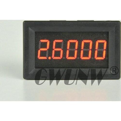 GWUNW DC 0-5.0000mA(5mA) digital ammeter 5 bit 0.36 inch