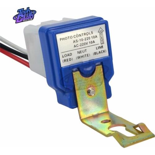 DC 12V 24V AC 220V Automatic Auto On Off Photocell street Light Lamp Switch 50-60Hz 10A Photo Control Photoswitch Sensor Switch