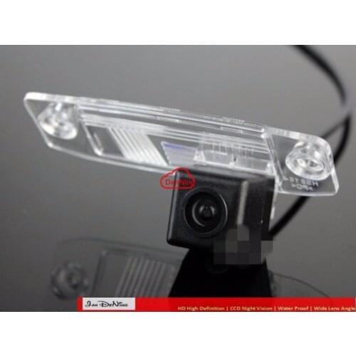 JanDeNing HD CCD Car Rear View Parking/ Reverse Camera/License Plate Light OEM Water Proof For Chrysler 300C 2011~2014