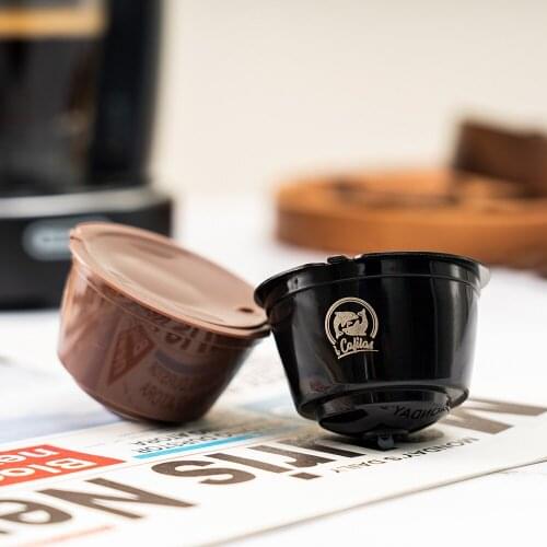 Crema Coffee Capsule for Dolce Gusto Maker Reusable Coffee Pod with Steel Metal Filter icafilals Cup