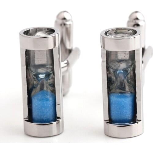 Circular high-grade purple hourglass cufflinks shirts cufflinks men cufflinks cuff free shipping