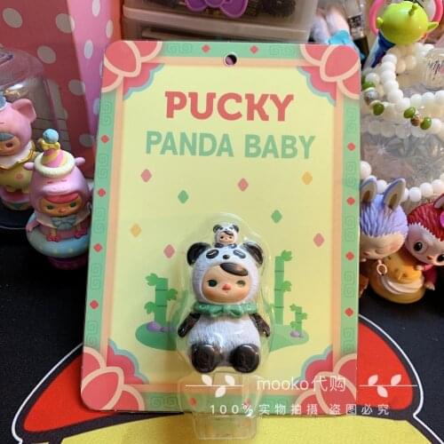 Pucky Baby Panda Doll Elevator Garage Kit Periphery Designer Doll