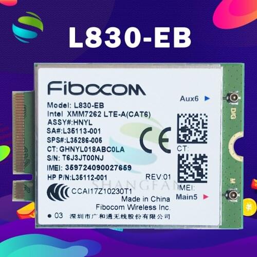 L830-EB 4G LTE WWAN card SPS#L35286-005 L35112-001 Cat6 300 Mbps