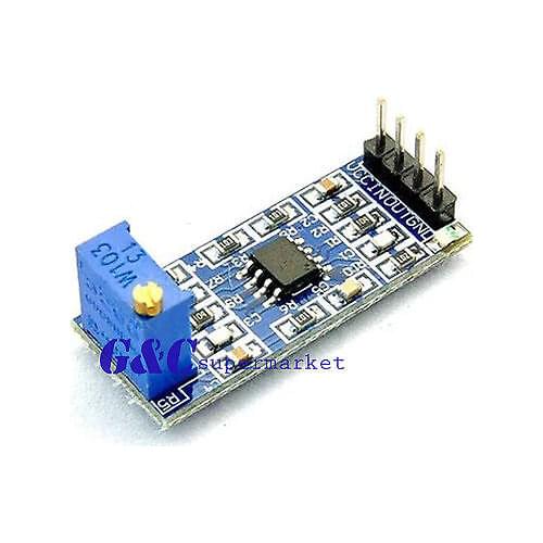 LM358 100 times gain Signal amplification amplifier Operational Module diy electronics