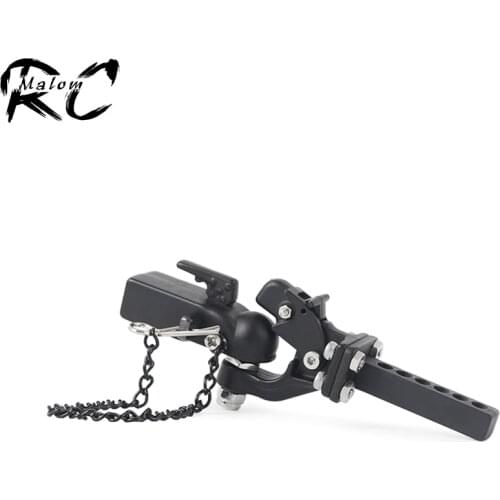 Metal Trailer Head Rescue Tow Hook M3 Hitch Mount for 1/10 RC Crawler TRX4 TRX6 SCX10 90046 D90 Redcat GEN 8 Scout II CC01 TF2